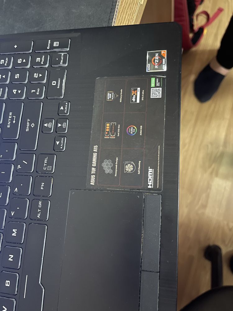 Laptop gaming asus tuf a15