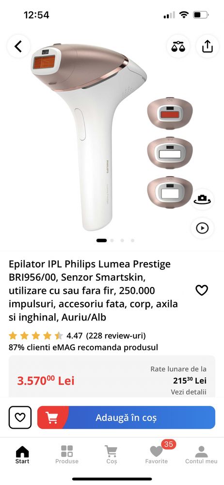 Epilator Philips BRI956/00