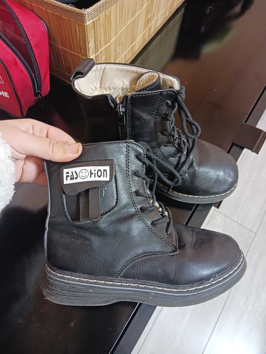 Детски кожени боти