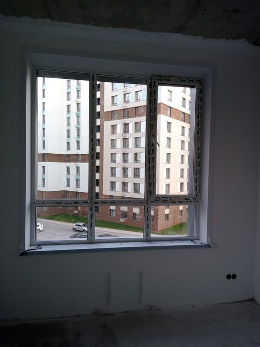 Окно новое с балкона