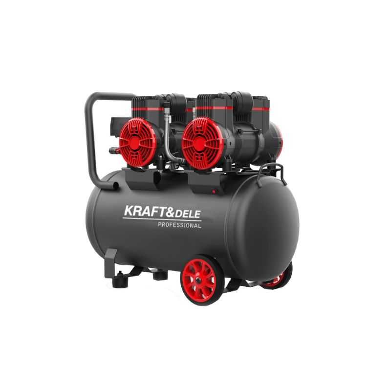 Compresor Fara Ulei Silentios, 4, 100L / 1500W X 2 ,528l/M  KD1387