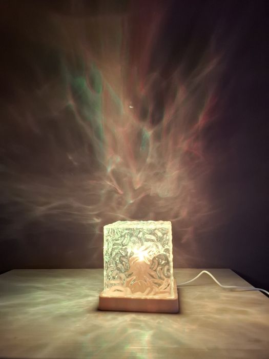 Lampă ambientală decorativă cu efect de apă / aurora boreală