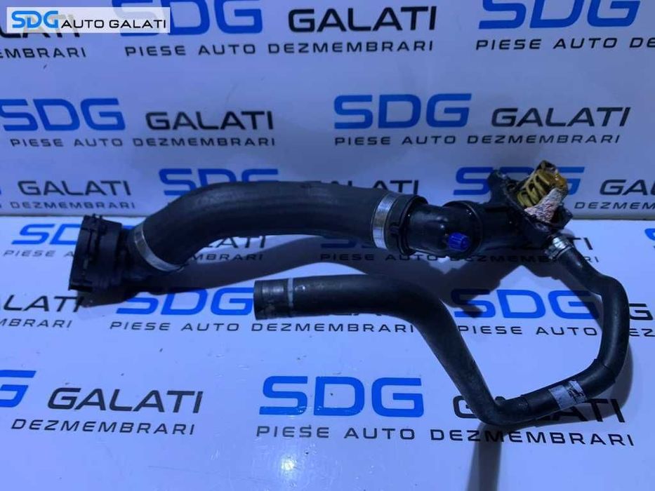 Suport Carcasa Termostat cu Furtun Furtune Apa Radiator Racitor Gaze Suport EGR Fiat 500L 1.6 JTD Multijet 2012 - Prezent