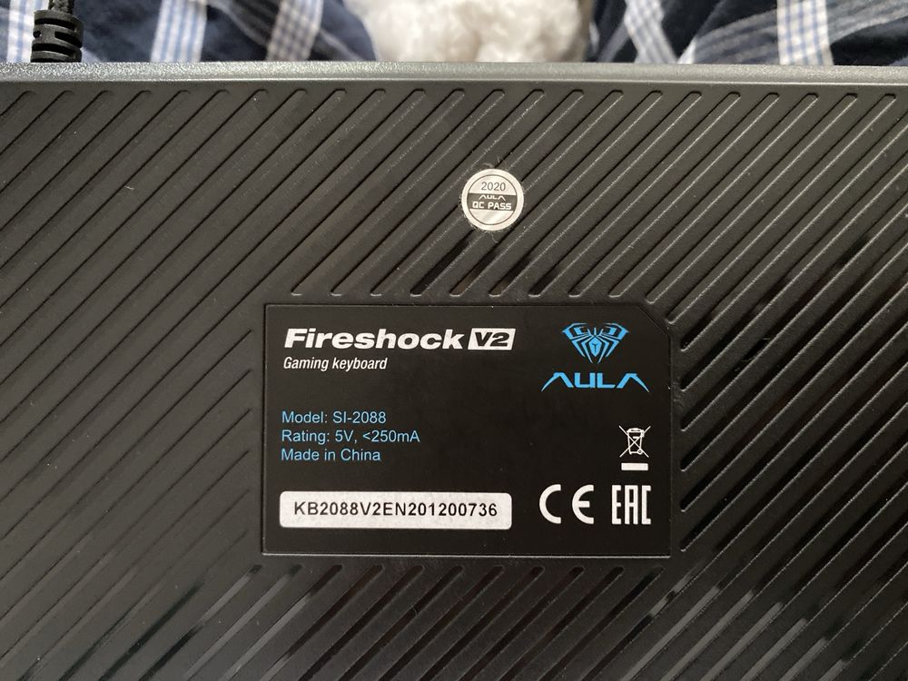 Механична клавиатура AULA F2088 SL-2088 RGB, knob, геймърска