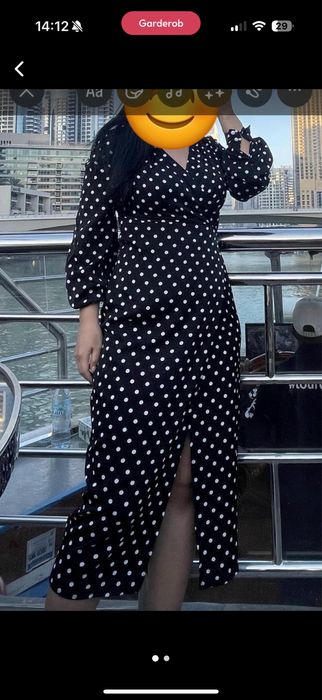 Платье в горошек