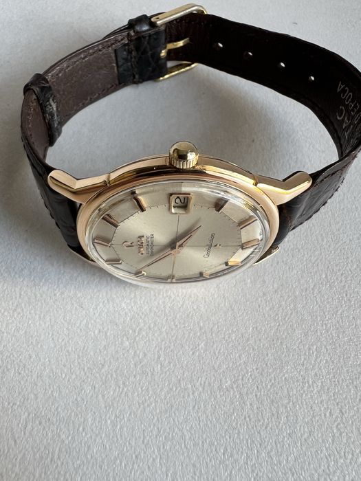 18 k aur roz Omega Constellation Pie Pan Automatic cal.561 ref.168.005