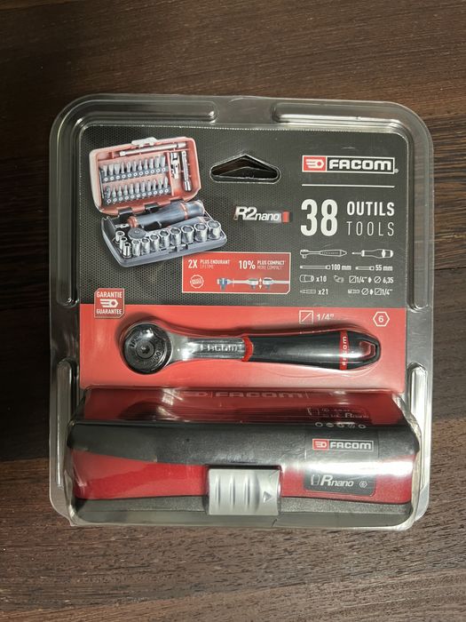 Trusa tubulare Facom 1/4 bit torx imbus clichet