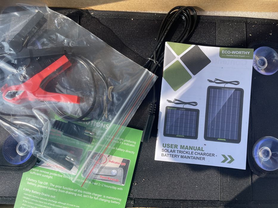Incarcator 12 v Panou solar 10W pentru încărcare baterii auto 12V