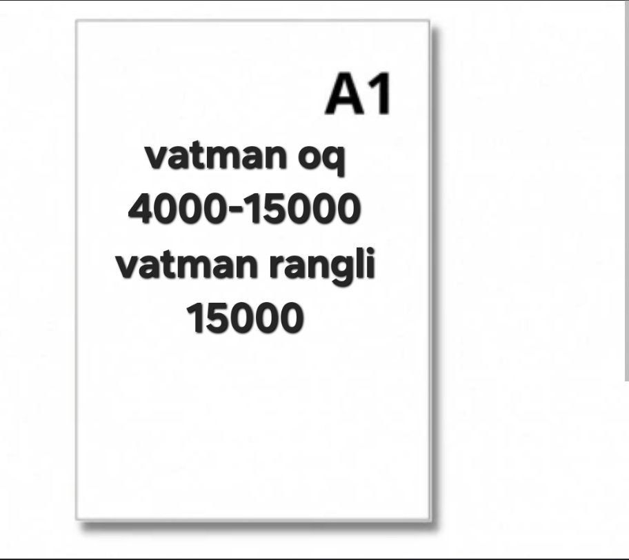 Vatman A1 qogozi