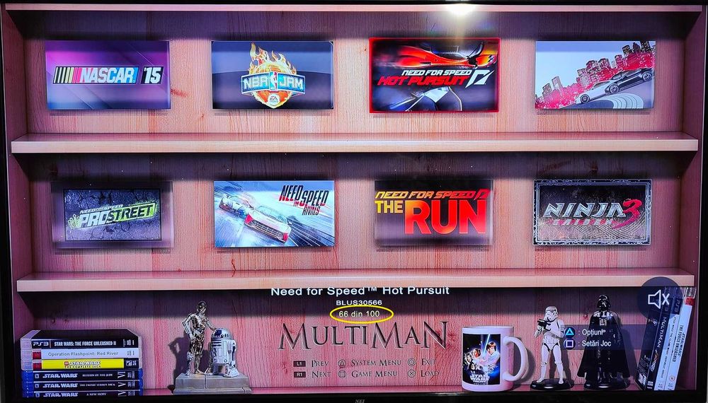 100 jocuri PS3 - Hard disk USB (portabil), GTA V, FIFA 24, Minecraft