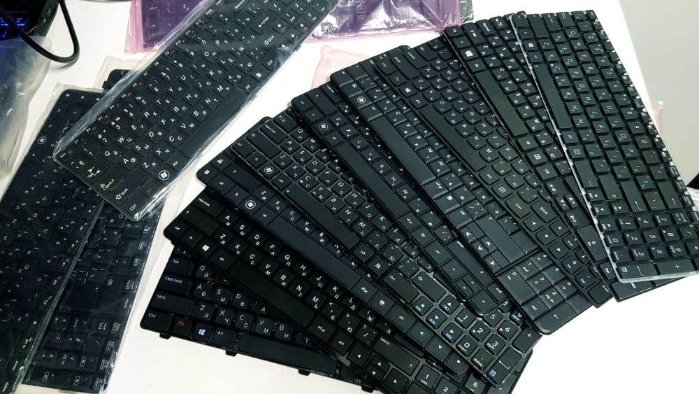 Клавиатуры для ноутбуков (в наличии и под заказ) от 3500
