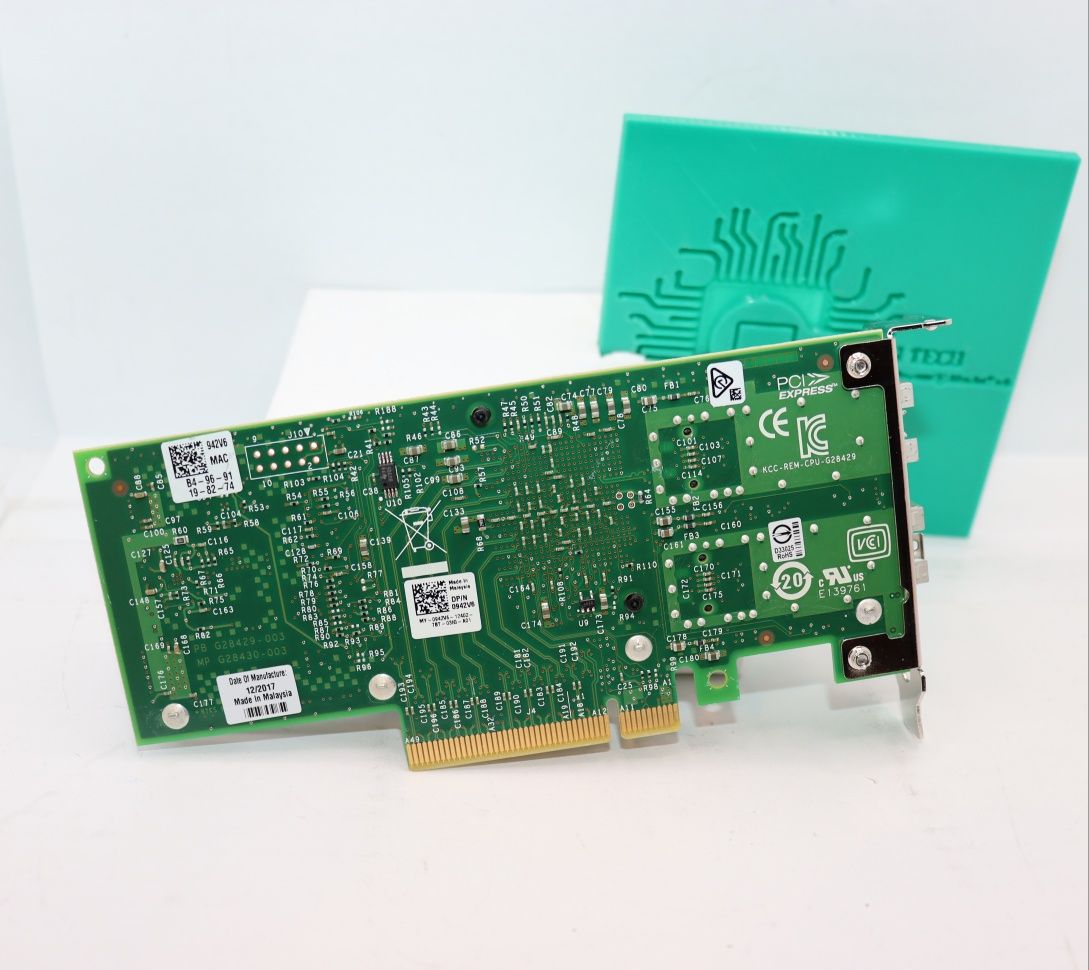 Placa de retea Originala Dell Intel X520-DA2 SFP+ 10Gb 0942V6 Low Prof
