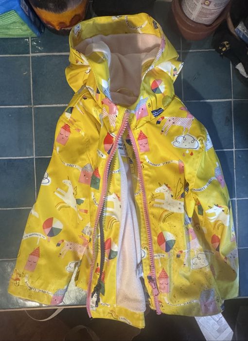 Детско яке за дъжд с подплата