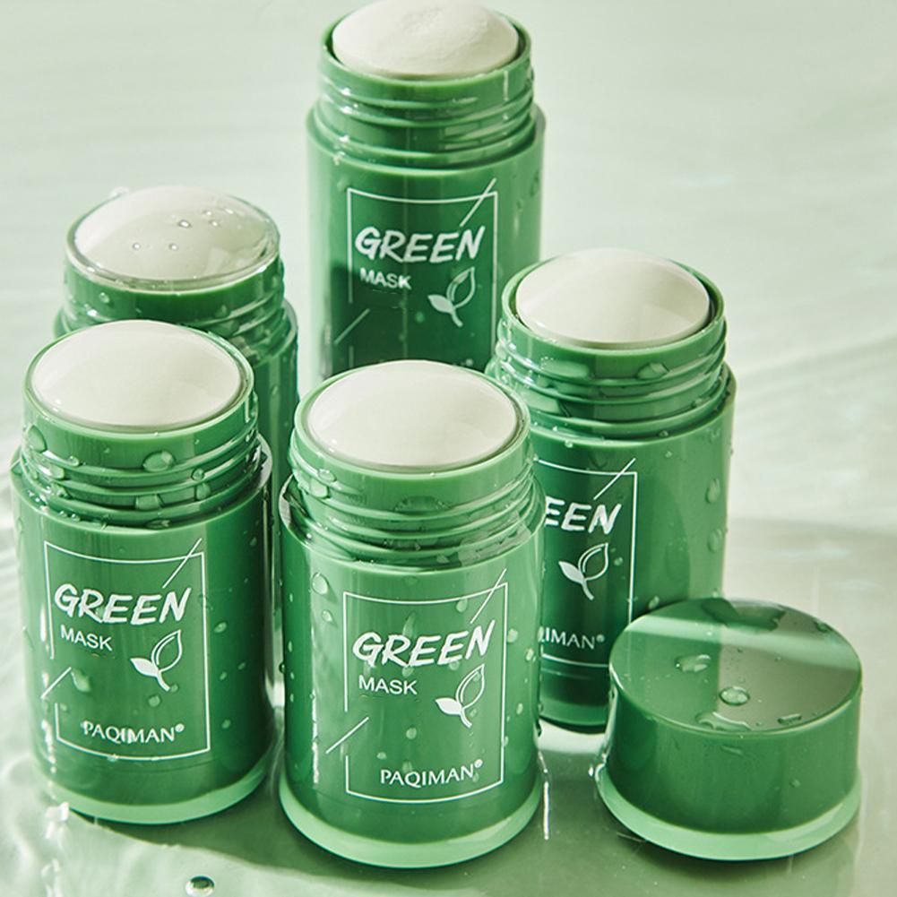 Маска почистване на лице със зелен чай под формата на стик - HZS9/ Под