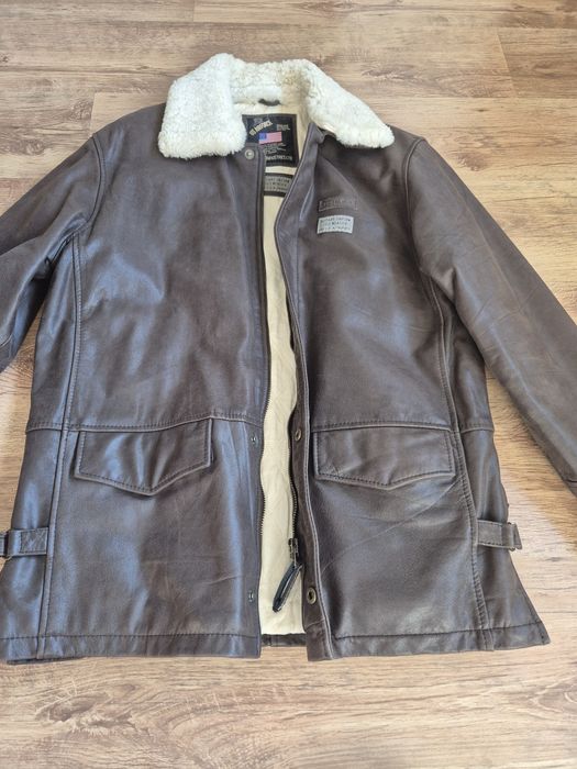 Geaca de piele noua/ USAIRFORCE/ L