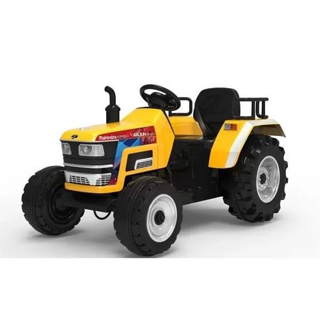 Tractor electric pt copii cu roti mari BLAZIN POWER LUX (2788) Galben