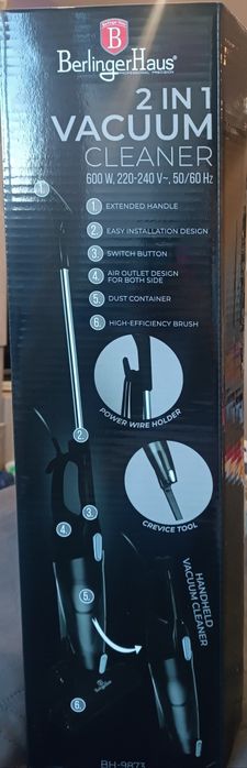 Прахосмукачка BerlingerHaus 2 в 1