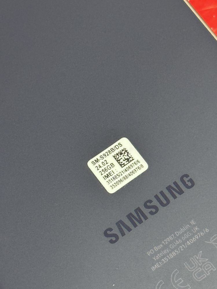 КАТО НОВ 256GB Samsung S24 Ultra Technopolis Гаранция 2026 Violet