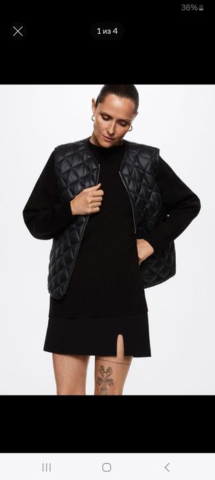 Продам жилет утеплённый Mango.