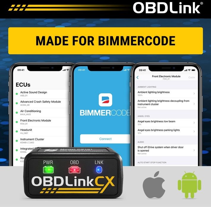 Diagnoza BMW OBDLink CX