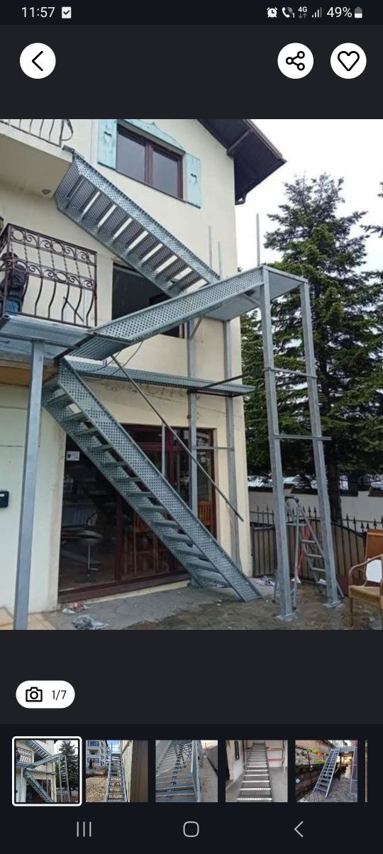 Scări metalice galvanizate la orice demisiune asiguram transport ori u