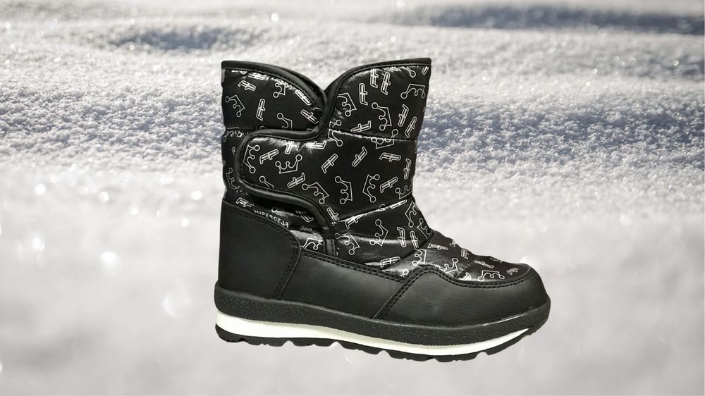 Детски апрески в черно и синьо-28/35-1067