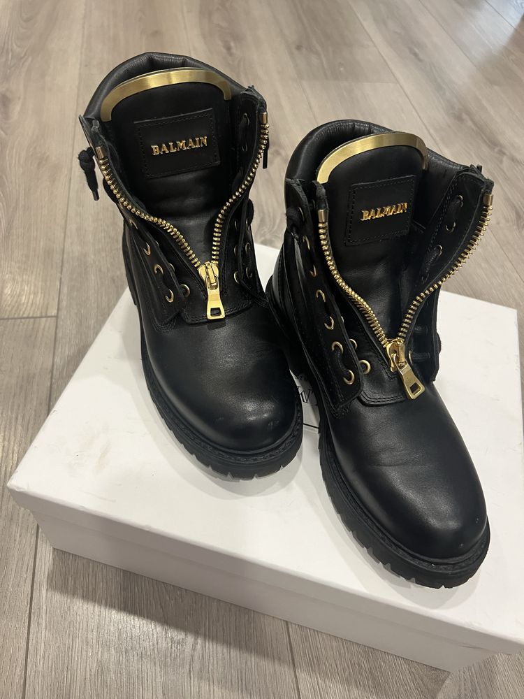 Ghete piele Balmain masura 37