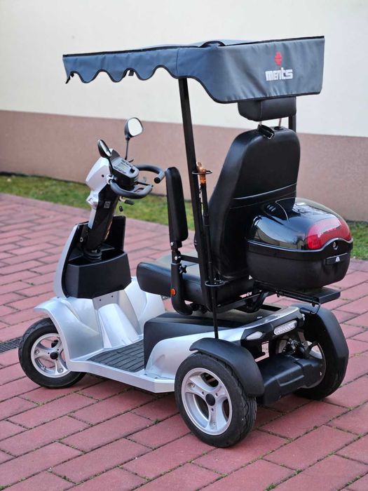 scuter, cărucior electric, pentru persoane handicap, cu acoperiș
