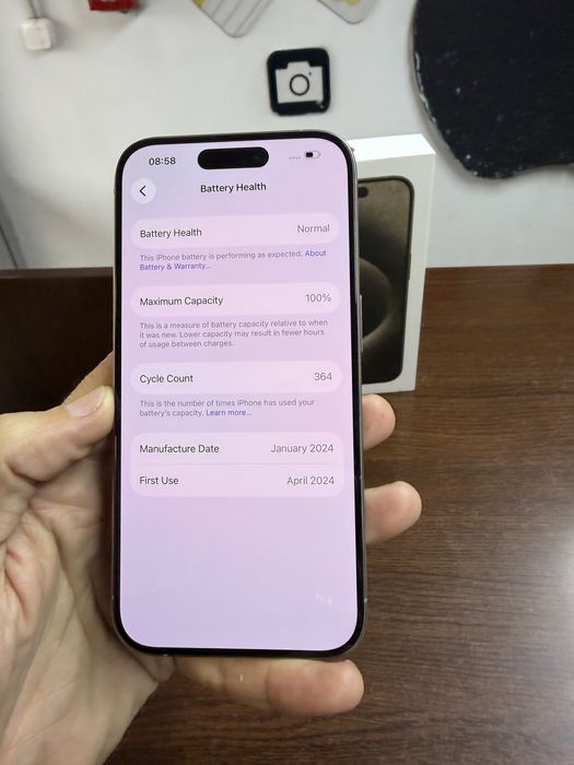 Vand Iphone 15 Pro 128Gb full box