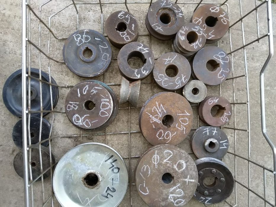 Fulie oțel, fonta, aluminiu