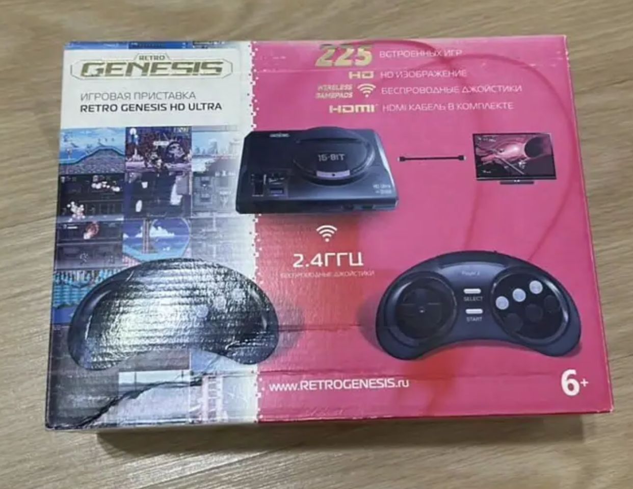 SEGA Retro Genesis HD Ultra c 225 встроенными играми