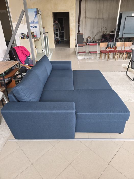 Чисто нови ъглови дивани, разтегателни с ракла