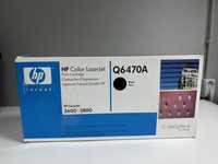 Toner HP Q6470A, negru (black), sigilat. Original HP