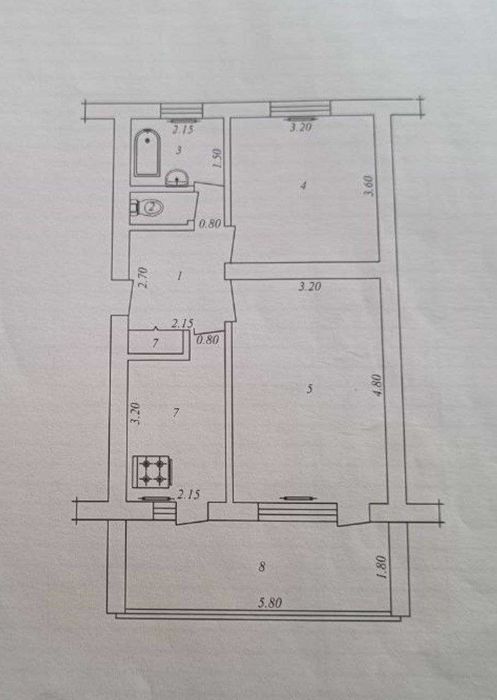 Поселок Улугбек 2/1/4 состояние среднее