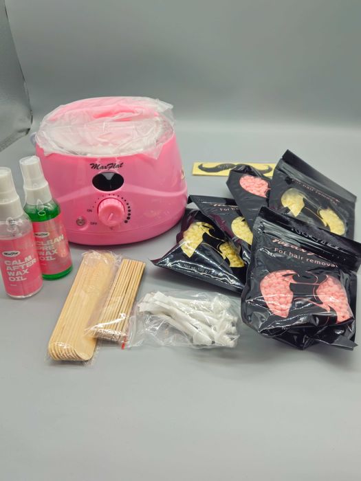 Комплект за кола маска MaxFlat нагревател+4 плика восъчни перли, масла