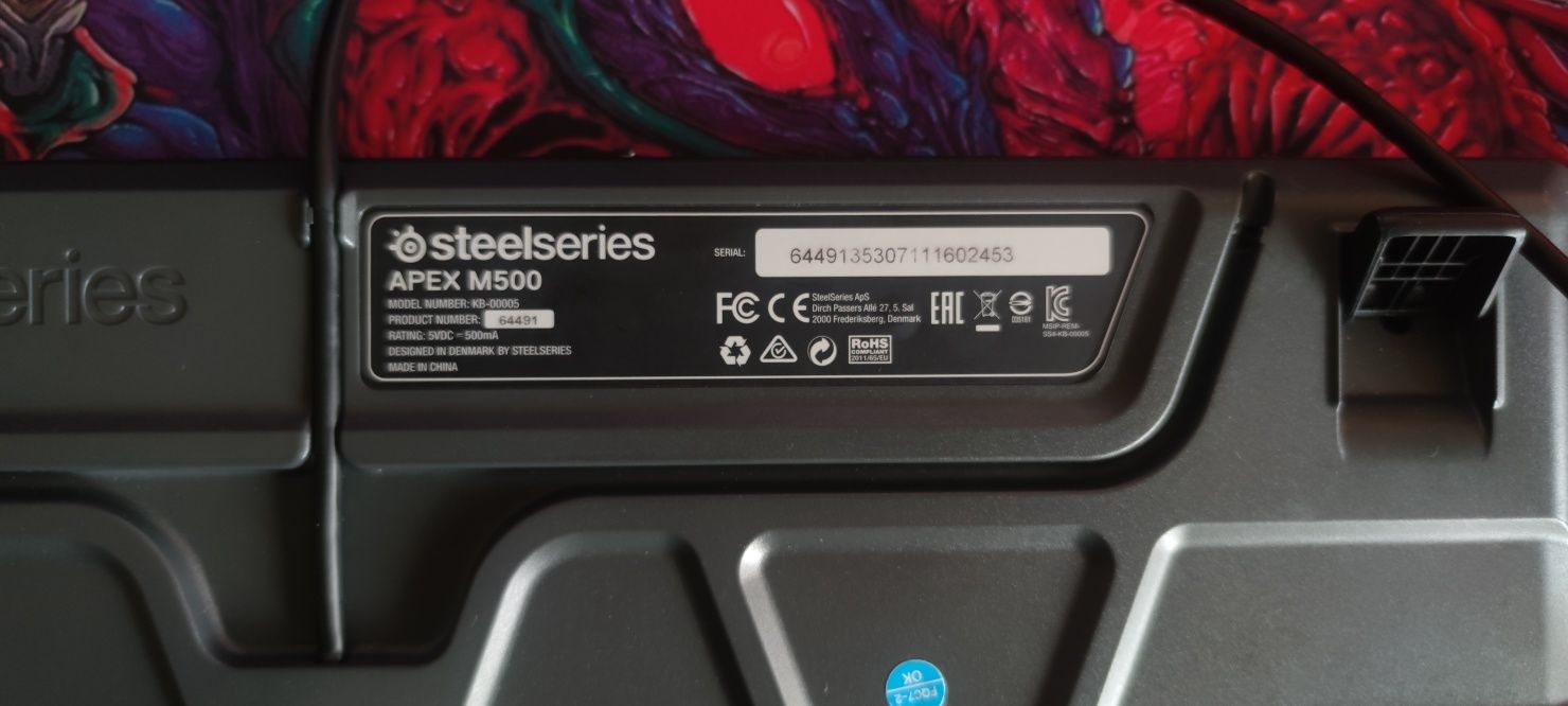 Tastatura gaming mecanica steelseries apex m500