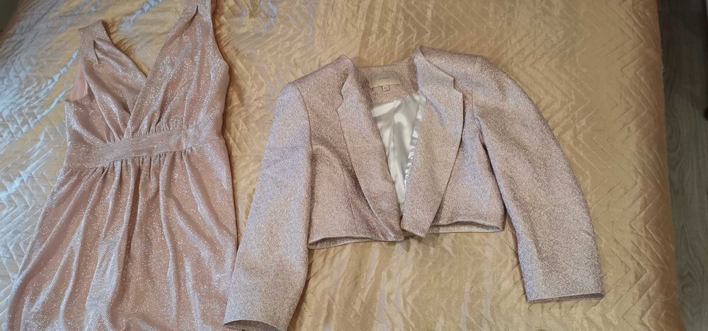 Рокля пепел от рози  Л размер