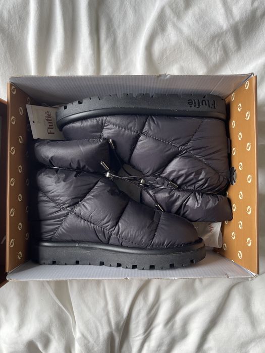 Ghete de iarna cu puf de gasca