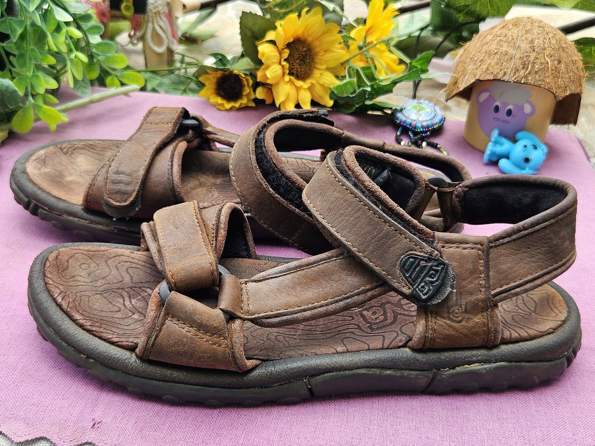 Teva сандали естествена кожа N39