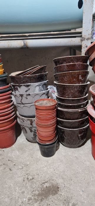 Горшок для цветов б/у