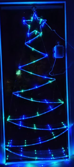 Decorațiune Brad Led 100 Leduri pe Baterii, Nou!