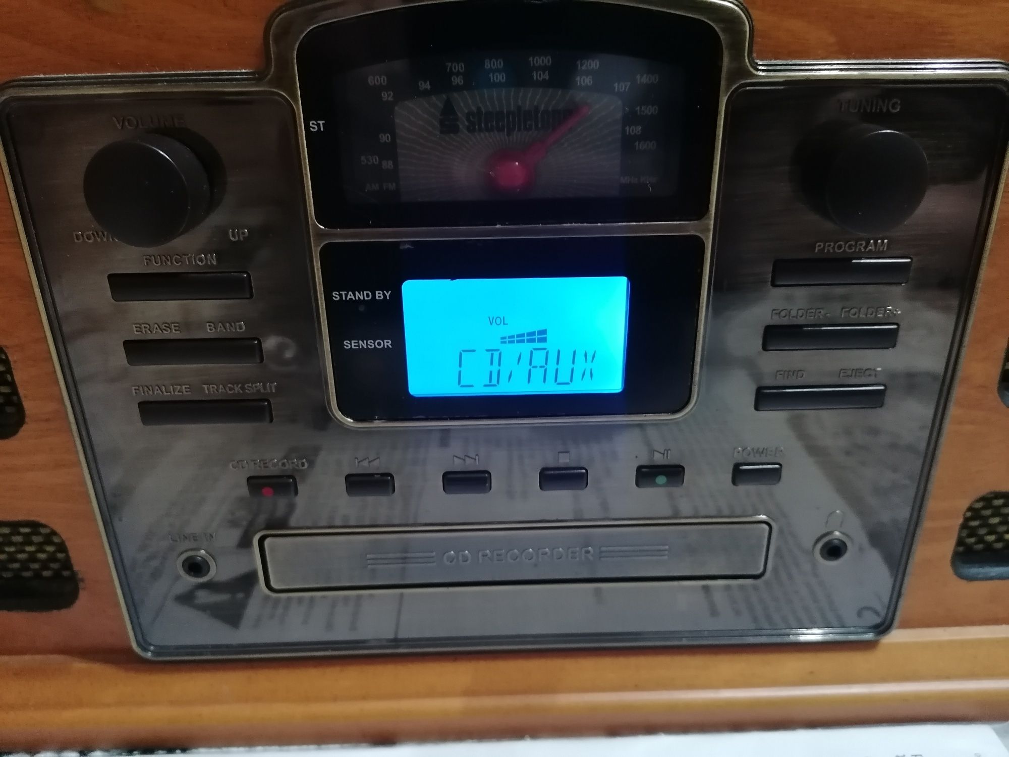 Retro Radio-Pickup-dual reorder cd mp3 - casetofon, telecomanda