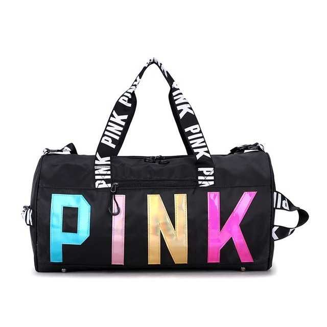 Спортен сак Pink, gym bag, travel bag, чанта за фитнес