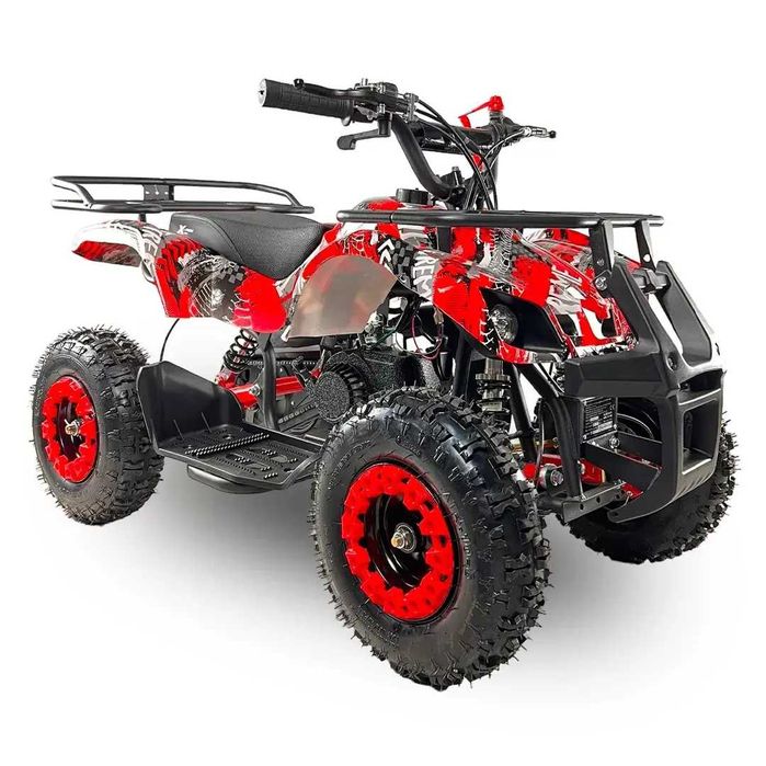 ATV Copii 49cc, Pornire Demaror, Roți 6 Inch, Portbagaj
