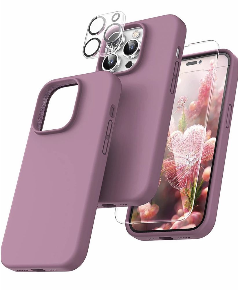 iPHONE 14/15/16/PRO/MAX/PLUS Husa Series + Folie Sticla + Folie Camera