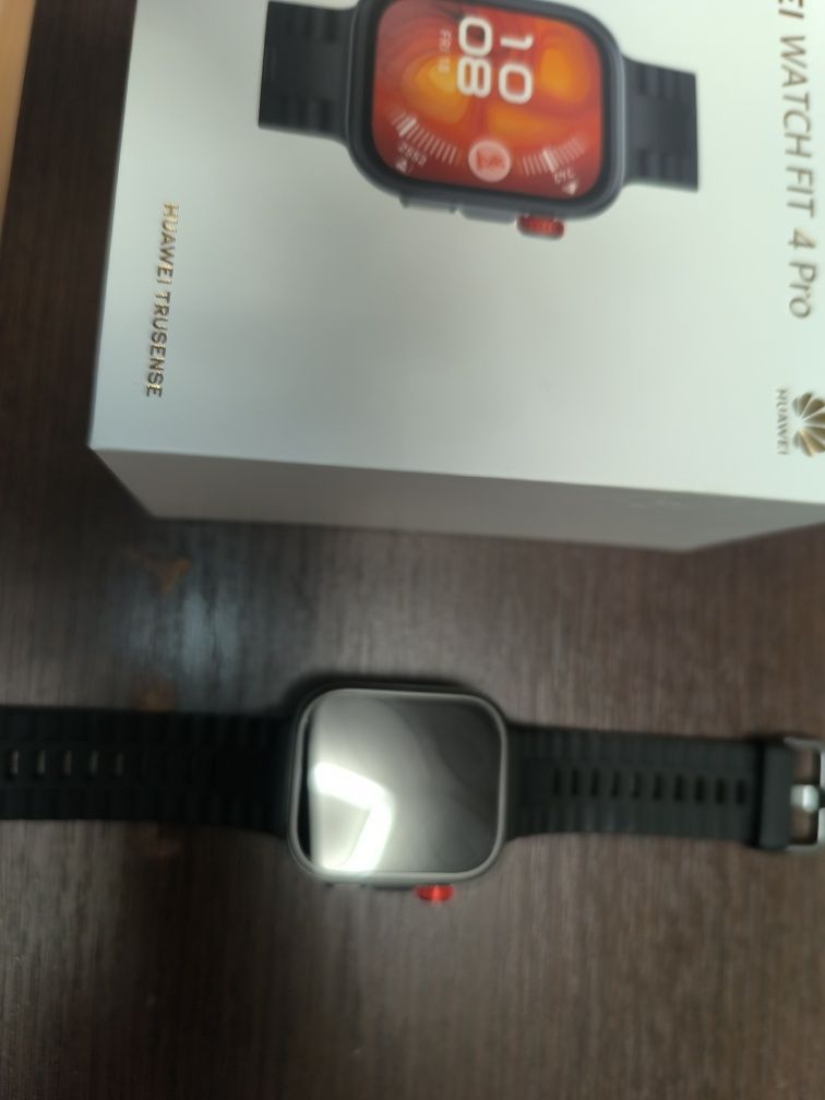 Смарт часовник HUAWEI WATCH FIT 4 Pro SYA-B29 Black Black Fluoroelasto