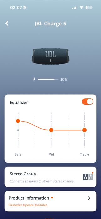 Boxa JBL Charge 5, folosita 2 luni