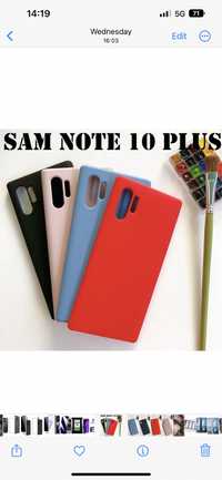 Samsung Note 10 Plus - Husa Slim 0,3mm Din Silicon Catifea Interior