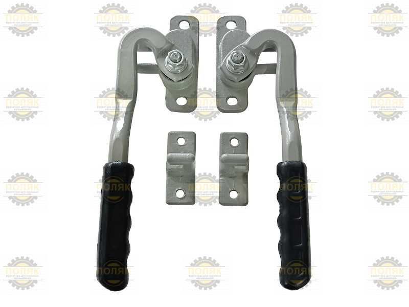 Запор бортовой ручка Газель (ручка, замок, фиксатор) - комплект