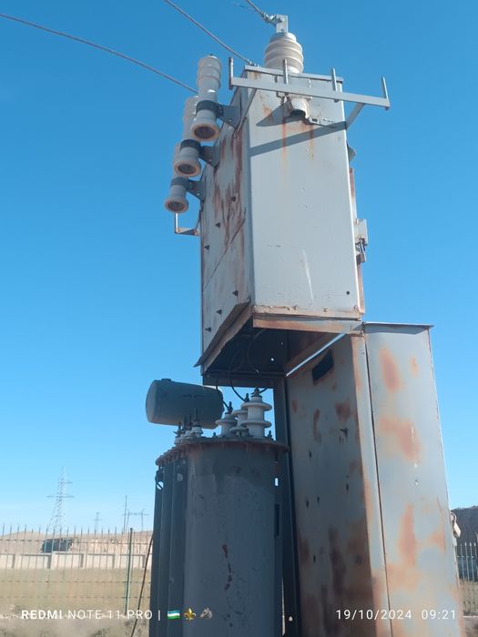 Transfarmatot yangi oʻrnatilgan lekin ishlatlmagan